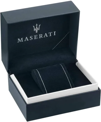 Vista 4 de Maserati R8871612024 Traguardo Reloj analógico de cuarzo marrón para hombre, Marrón, Moderno