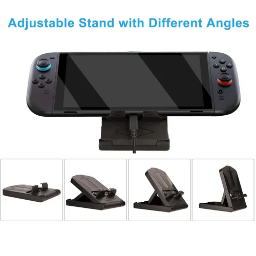 Vista 9 de RTop Switch 2 Accessories Kit for Nintendo Switch 2 (2025),Family Bundle Accessories Kit with Carrying Case& Screen Protector,Joy Con Grips and