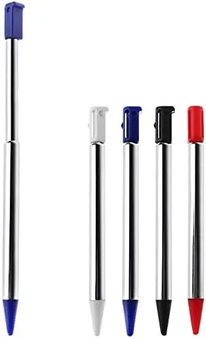 Vista 2 de NSLikey 4 unids ajustable lápiz capacitivo extensible pantalla táctil portátil pluma para 3DS DS consola