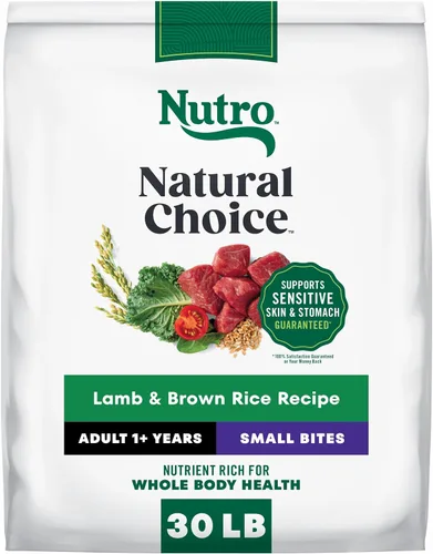 Vista 17 de Nutro Natural Choice Small Bites - Alimento seco para perros, pollo y arroz, 30 libras