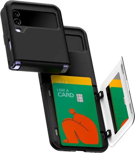 Vista 22 de GOOSPERY Parachoques magnético para puerta compatible con Galaxy Note 10, estuche tipo billetera con tarjetero, cierre automático por iman, funda