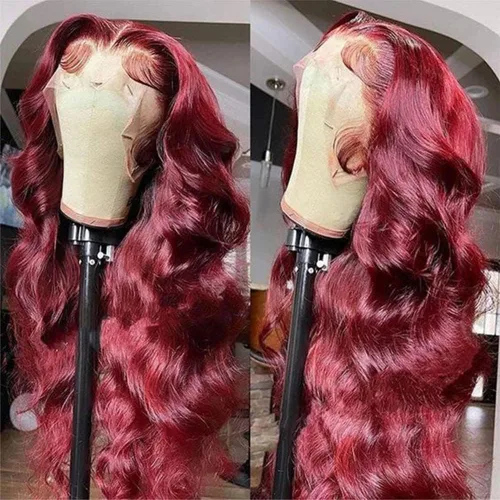 Vista 17 de Pelucas de encaje frontal de color marrón chocolate 15A de 2 x 6 pulgadas de densidad 2 x 6, pelucas de cabello humano invisible de 0.004 in Peluca