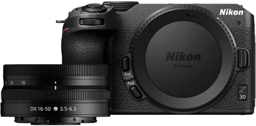 Vista 9 de Nikon Z 30 Cámara sin espejo compacta y ligera con lente NIKKOR 16-50mm con Kit del creador