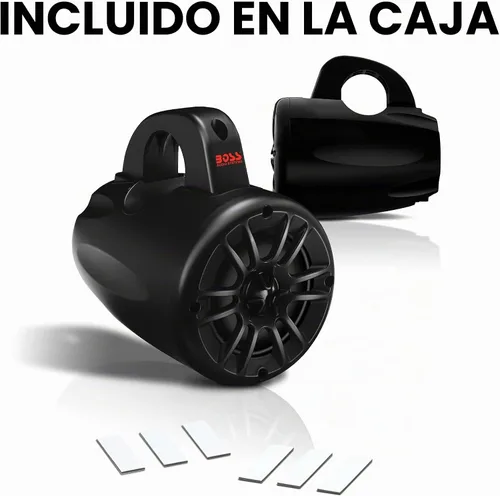 Vista 7 de BOSS Audio Systems MRWT40 ATV UTV Marine - Sistema Waketower resistente a la intemperie – Altavoces estéreo de 4 pulgadas, rango completo, 2 vías