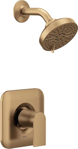 Vista 3 de Moen T2471BZG Genta LX - Molde para ducha, color dorado bronce