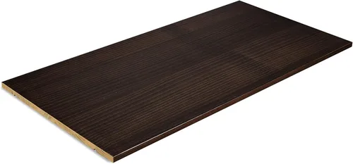 Vista 4 de Grain Wood Furniture Shaker - Estante de madera maciza opcional con acabado de nogal Nuez