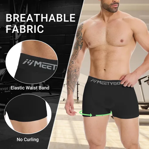 Vista 14 de Pantalones cortos de compresión para hombre, paquete de 3/4/5 pantalones cortos de elastano para correr, entrenamiento, deporte, rendimiento, ropa