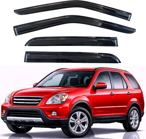 Vista 78 de KPY Moldura deflectora de viento con protección contra la lluvia compatible con Mazda CX-3 2016-2021 (CX3), 4 unidades, para ventana lateral