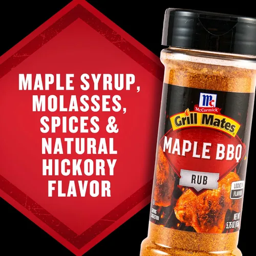 Vista 4 de McCormick Grill Mates Maple BBQ Rub, 5.75 oz