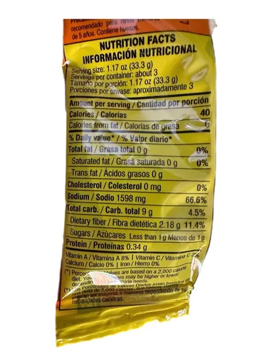 Vista 2 de Hola Lobito Chamoy Rojo Albaricoques Salados 3.5oz Paquete de 4