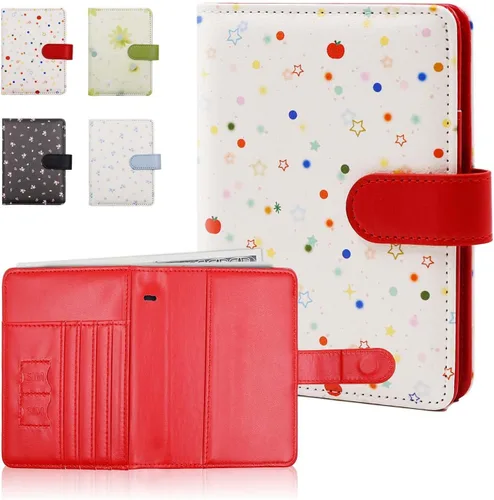 Vista 13 de Melsbrinna - Funda para pasaporte, ranuras para tarjetas, bonita funda para pasaporte para mujeres/hombres, resistente al agua con bloqueo RFID
