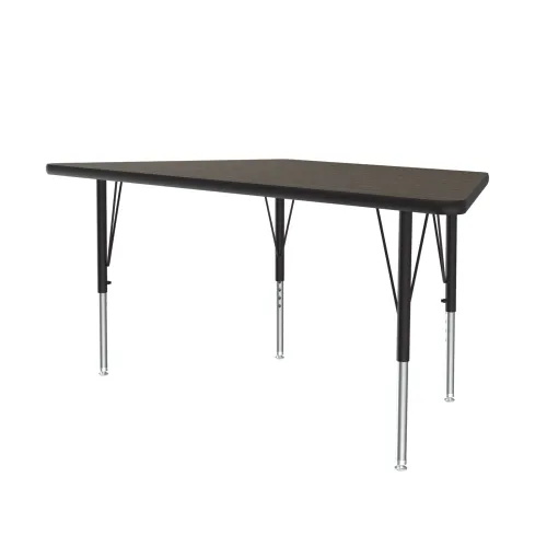 Vista 28 de Correll - Mesa de actividades rectangular Econoline de 30 x 60 pulgadas, parte superior de melamina de granito gris, altura ajustable