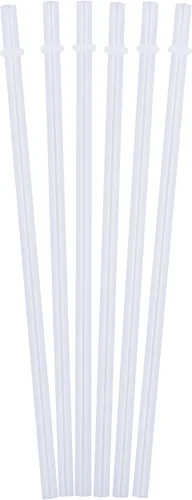 Vista 5 de 6 sorbetes reutilizables Tiki Tumblers para vasos sin BPA, compatibles con Tervis, Signature, y otras marcas de vasos, Variados