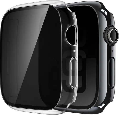 Vista 18 de Misxi - Juego de 2 fundas de PC con protección de privacidad para Apple Watch SE 3 (2025) SE 2 Series 6 Series 5 Series 4 de 40mm, cubierta delgada