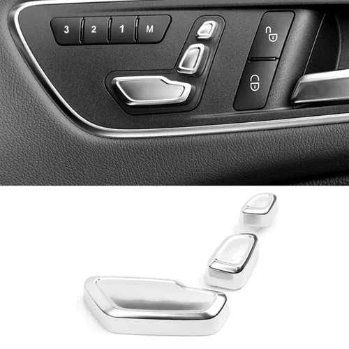Vista 8 de Jaronx para Mercedes Benz Botón de Reemplazo de Ajuste de Asiento del Lado Izquierdo de la Puerta, Interruptor de Control de Asiento Botones