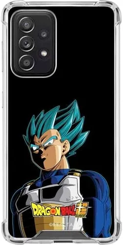 Vista 7 de Skinit Funda transparente compatible con Galaxy A52 5G, diseño oficial de Dragon Ball Super Goku Negro - DBZSPR04