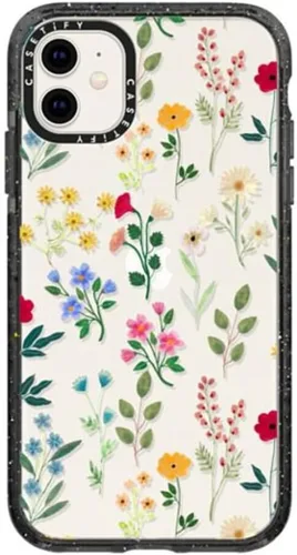 Vista 32 de Funda Impact de CASETiFY para iPhone 11 - Tiempo A Solas de Esther Kim - Negro Claro