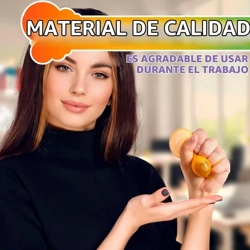 Vista 6 de 8 bolas adhesivas para techo y pared, juego de bolas adhesivas de 1.8 pulgadas con material TPR flexible y resistente al desgarro, bolas brillantes