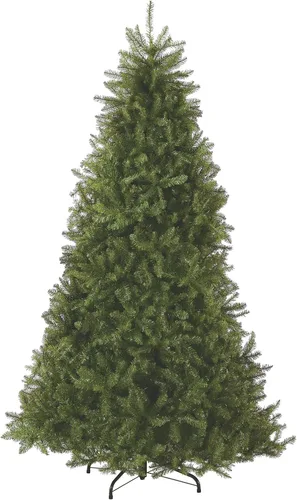 Vista 8 de National Tree Company - Mini árbol de Navidad artificial, verde, abeto Dunhill, incluye soporte, 4 pies