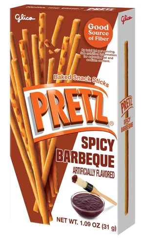 Vista 4 de Glico Pretz Picante Barbacoa 1.09 oz (Paquete de 10)
