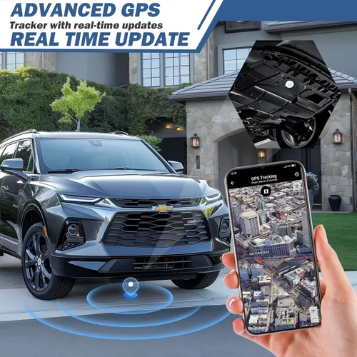 Vista 2 de GPS Tracker for Vehicles,Cars,Kids,Pets,and Motorcycles, Car GPS Tracker, Waterproof Hidden Tracker, No Monthly Fee No Subscription, Compact &