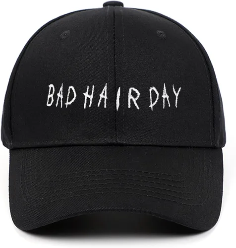 Vista 2 de HCSTYOP Gorra de béisbol con bordado para el día del cabello malo, gorra de béisbol para el sol unisex