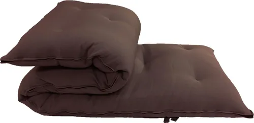 Vista 2 de D&D Futon Furniture Colchón futón japonés tradicional marrón, 3 x 30 x 80, futón Shiki relleno de algodón, espuma, fibra de poliéster