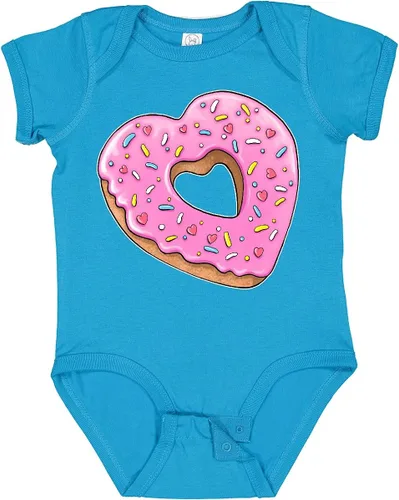 Vista 11 de inktastic Body de bebé con forma de corazón con glaseado rosa y chispas