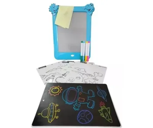 Vista 2 de Tableta Dibujo Led Niños Iluminada Luz Led Magic Pad Niños.