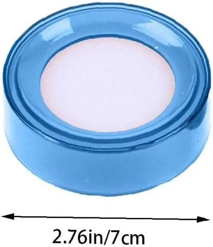 Vista 6 de 2 uds dedo húmedo esponja taza humedecedor de la punta de los dedos humedecedor para dinero cajero banco contando papeles dólar azul