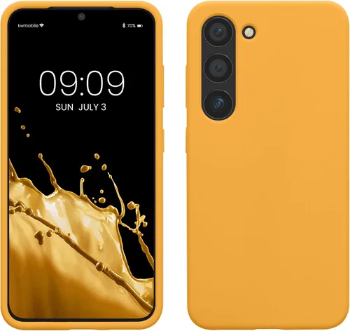 Vista 183 de kwmobile Funda compatible con Samsung Galaxy S9 - Funda de silicona TPU con acabado suave - Blue Reef