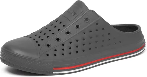 Vista 13 de SAGUARO Zuecos de jardín para hombre y mujer, zapatos casuales unisex de secado rápido, sandalias de verano antideslizantes para playa