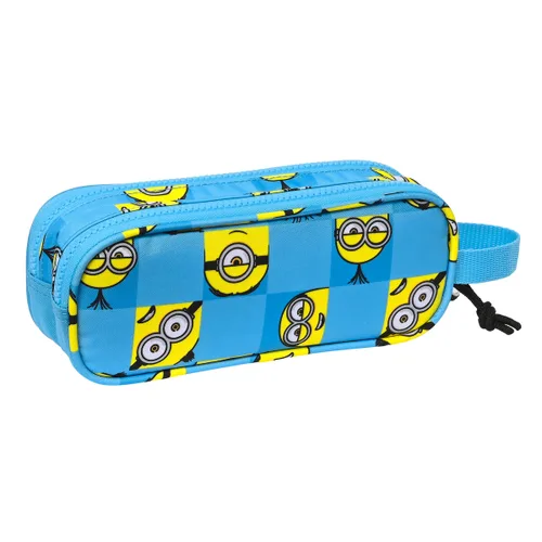 Vista 4 de Portatodo Doble Minions Minionstatic Azul (21 x 8 x 6 cm)
