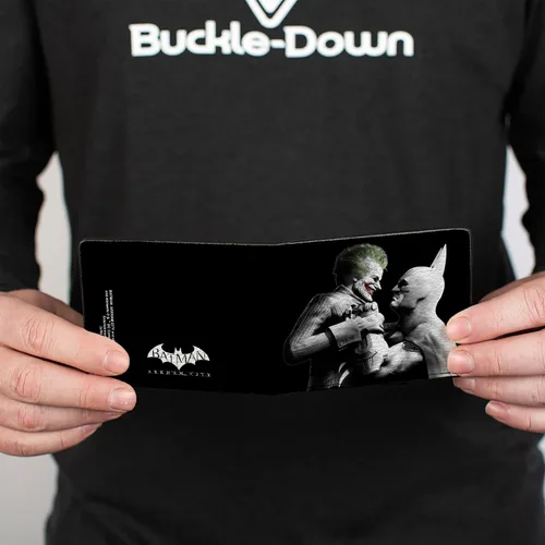 Vista 12 de Buckle-Down Billetera bi plegable de Pu Bifold-Batman para hombre