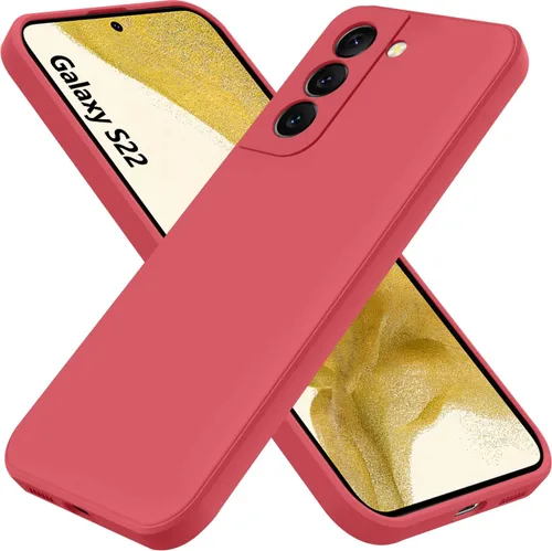 Vista 9 de Funda para Samsung Galaxy S22, funda de goma de gel de silicona líquida, funda protectora antiamarillenta, funda protectora de silicona multicolor