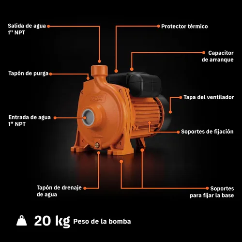 Vista 8 de TRUPER BOAC-2 Centrífuga de 2 HP