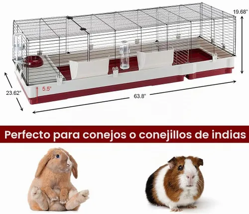 Vista 4 de Jaula para conejos. De Ferplast