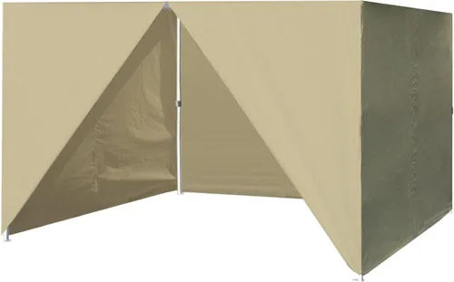 Vista 22 de Eurmax USA - Kit de paredes con cierre completo para toldo desplegable de 8x8 pies, solo 4 paredes (verde bosque)
