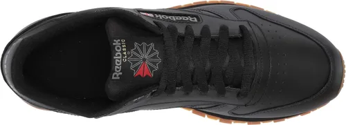 Vista 5 de Reebok, zapatilla informal clásica de piel, para hombre., negro
