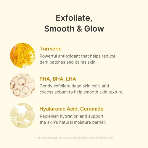 Vista 4 de medicube Dual Peel Shot Exfoliating Duo: Acido hipocloroso y cúrcuma Facial Peel Shots Cuidado específico de poros, exceso de sebo y textura