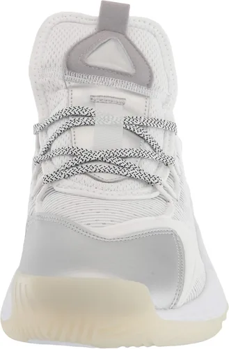 Vista 2 de adidas Coll3ctiv3 2020 - Zapato de baloncesto bajo, White-silver Metallic-Chalk White