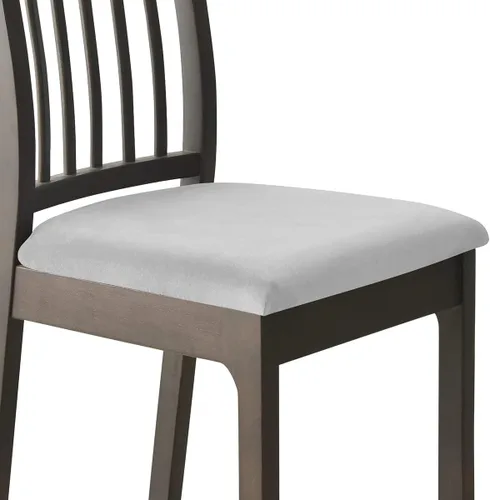 Vista 22 de Fundas de asiento de terciopelo para silla, fundas de asiento suaves y elásticas para comedor y cocina, protector de asiento de silla extraíble