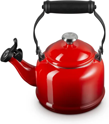 Vista 13 de Le Creuset - Tetera Demi esmaltada en acero, 1.25 cuartos de galón, Artichaut