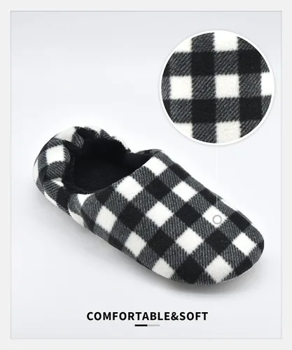 Vista 3 de Panda Bros Calcetines tipo pantufla para mujer, calcetines mullidos para mujer, pantuflas suaves y cálidas