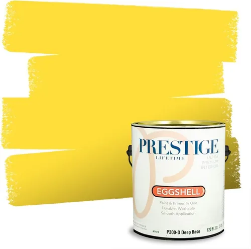 Vista 70 de PRESTIGE Pinturas de pintura exterior e imprimación en uno, 1 galón, plano, combinación comparable de Benjamin Moore* Pila de heno