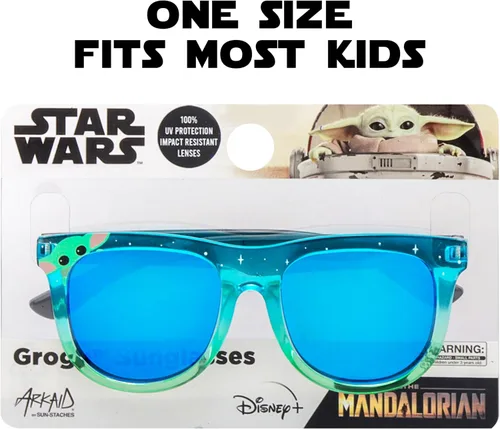 Vista 4 de ARKAID Star Wars Boys Sunglasses Official Star Wars Styles UV 400 Protection One Size Fits Most Kids