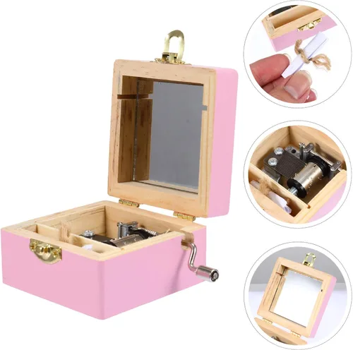 Vista 6 de VOSAREA - Caja de música con unicornio para niñas pequeñas diseño de unicornio