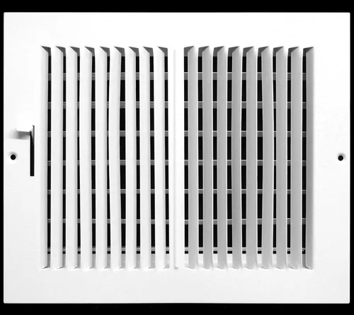 Vista 14 de HVAC Premium Rejilla de Suministro de Aire de 1 Vía de 10'' X 6'' - Tapa de Ventilación y Difusor - Cara Plana Estampada - Blanco