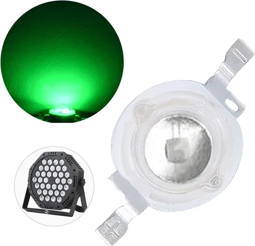 Vista 16 de Paquete de 20 cuentas LED azules de 1 W, bombilla de lámpara de chip LED para luces de escenario LED