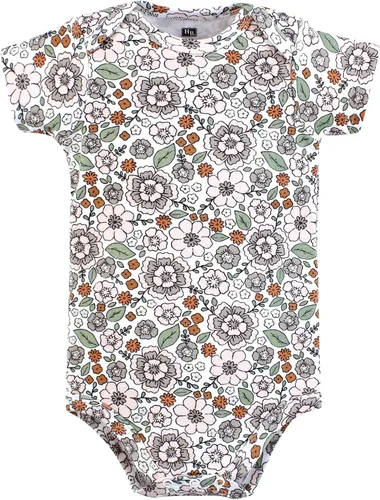 Vista 235 de Hudson Baby baby-girls Cotton Bodysuits 3-pack